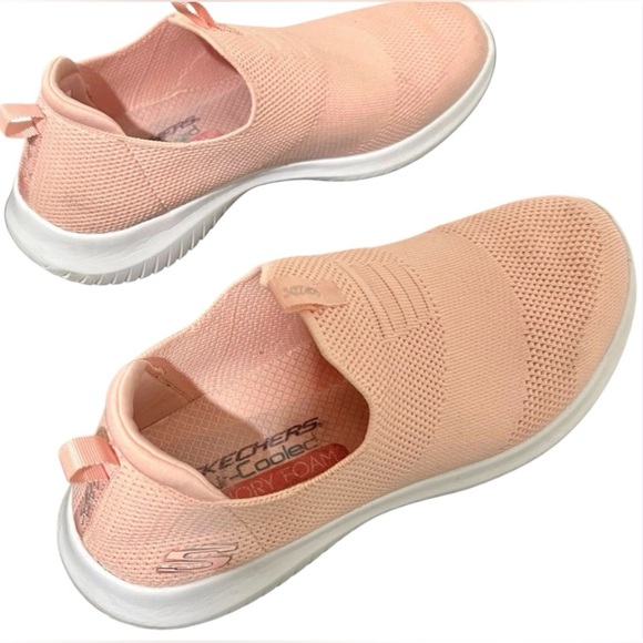 Skechers Women's Pink Slip-On Shoes - Picture 2 of 4